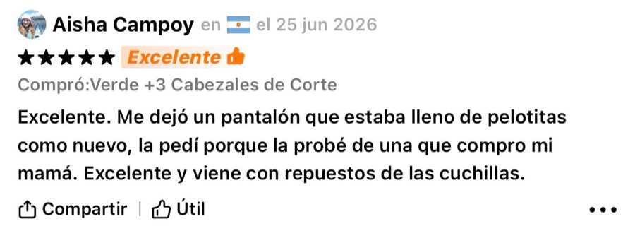 Reseña verificada de comprador