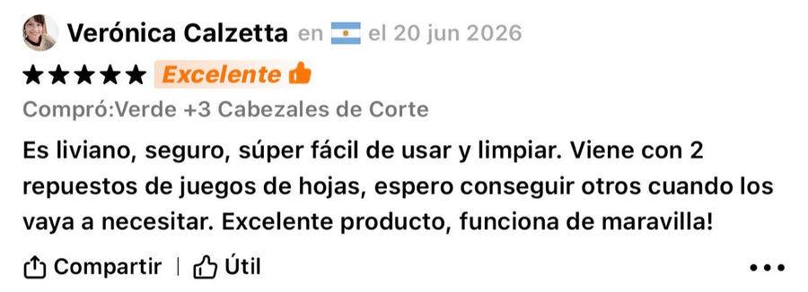 Reseña verificada de comprador