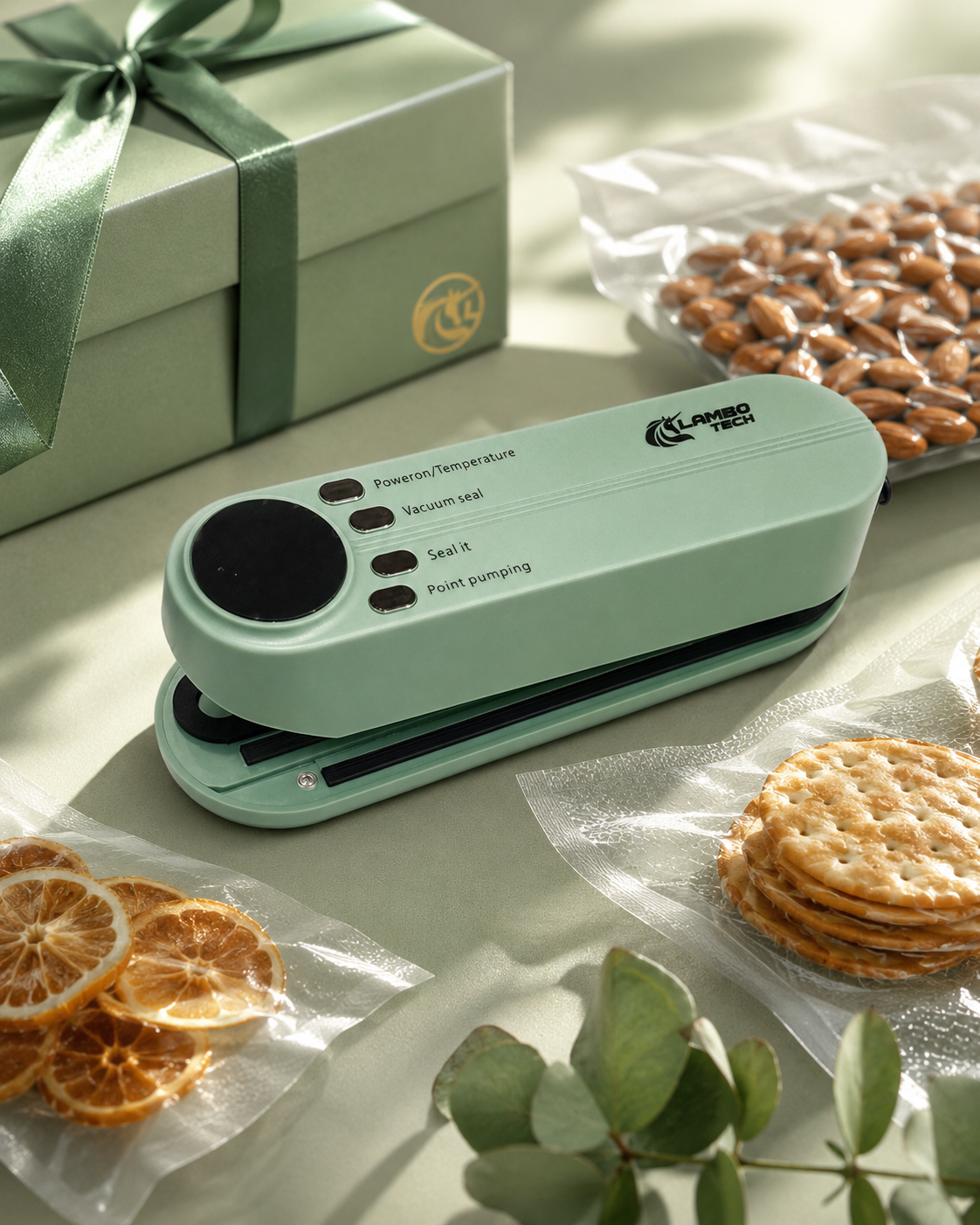 Selladora Portátil USB Premium con Pantalla Digital