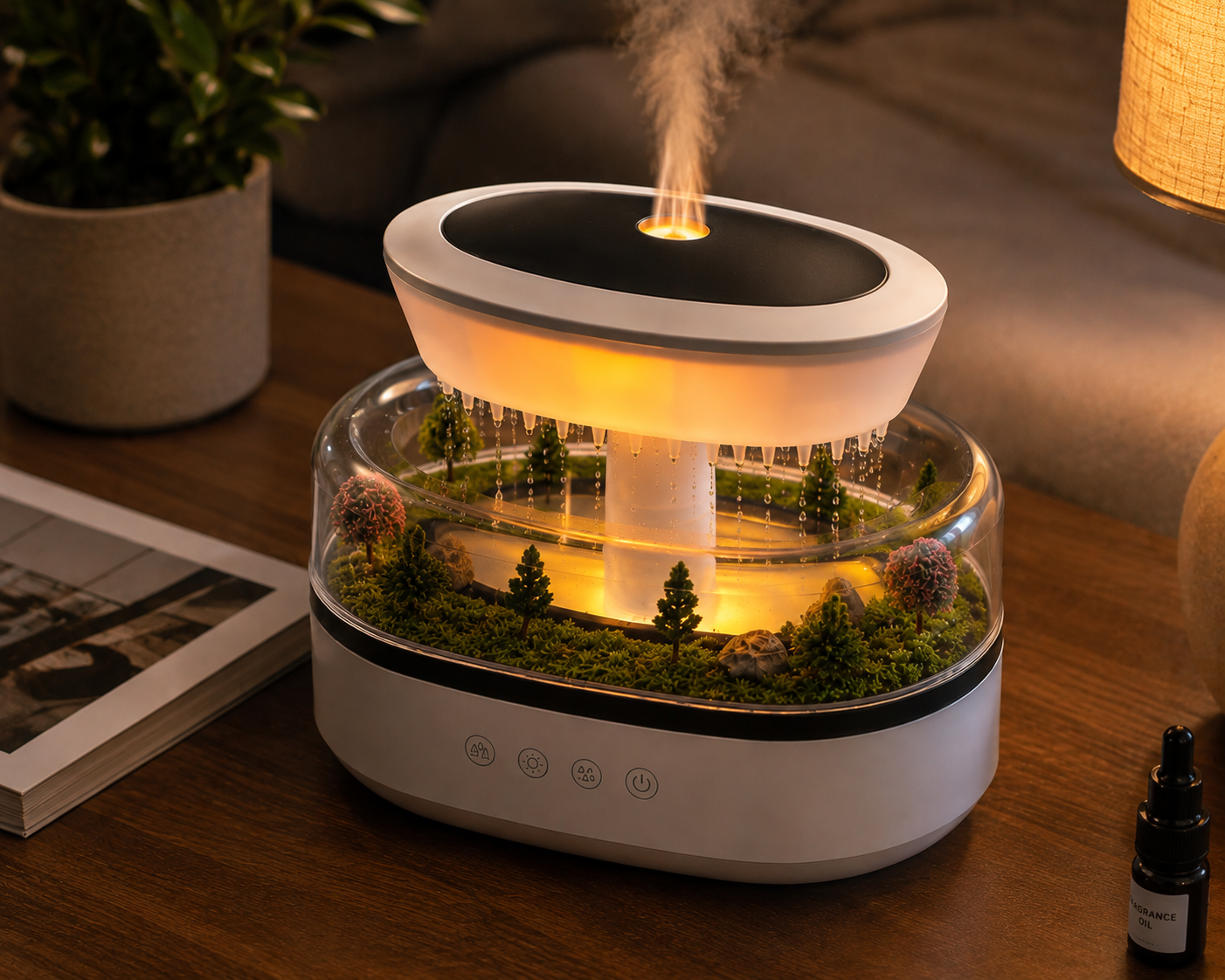 🥇Humidificador Efecto Lluvia | Ambiente Relax 🌧️