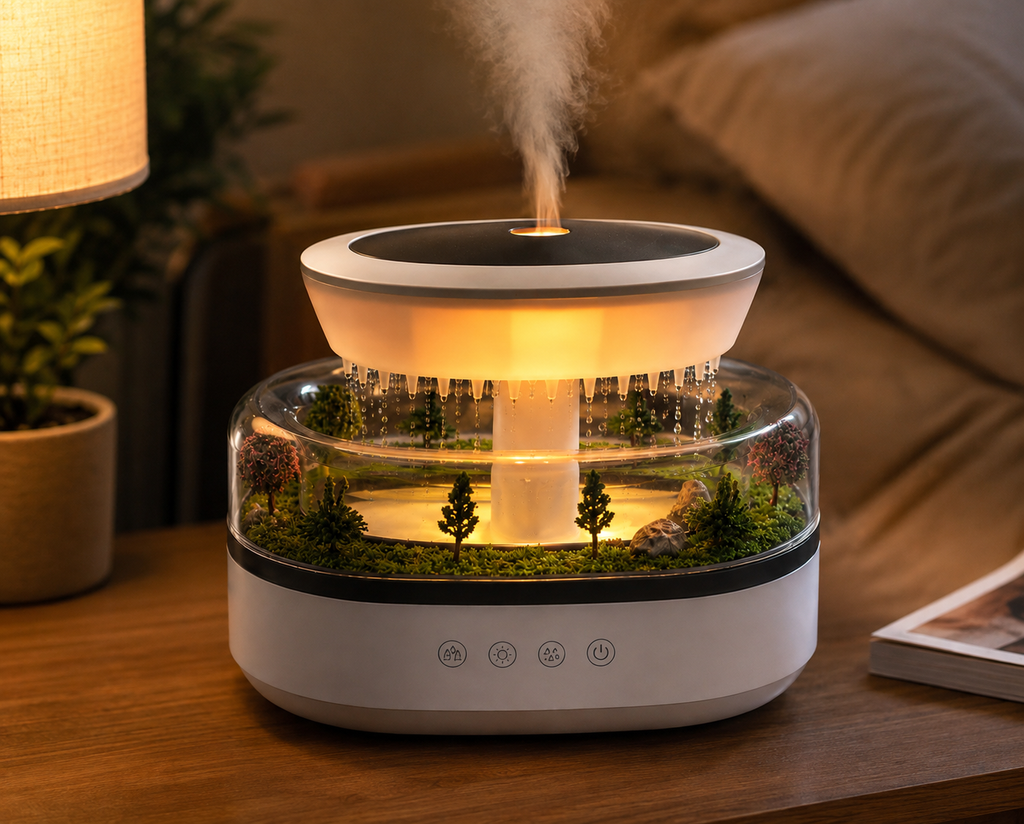 🥇Humidificador Efecto Lluvia | Ambiente Relax 🌧️