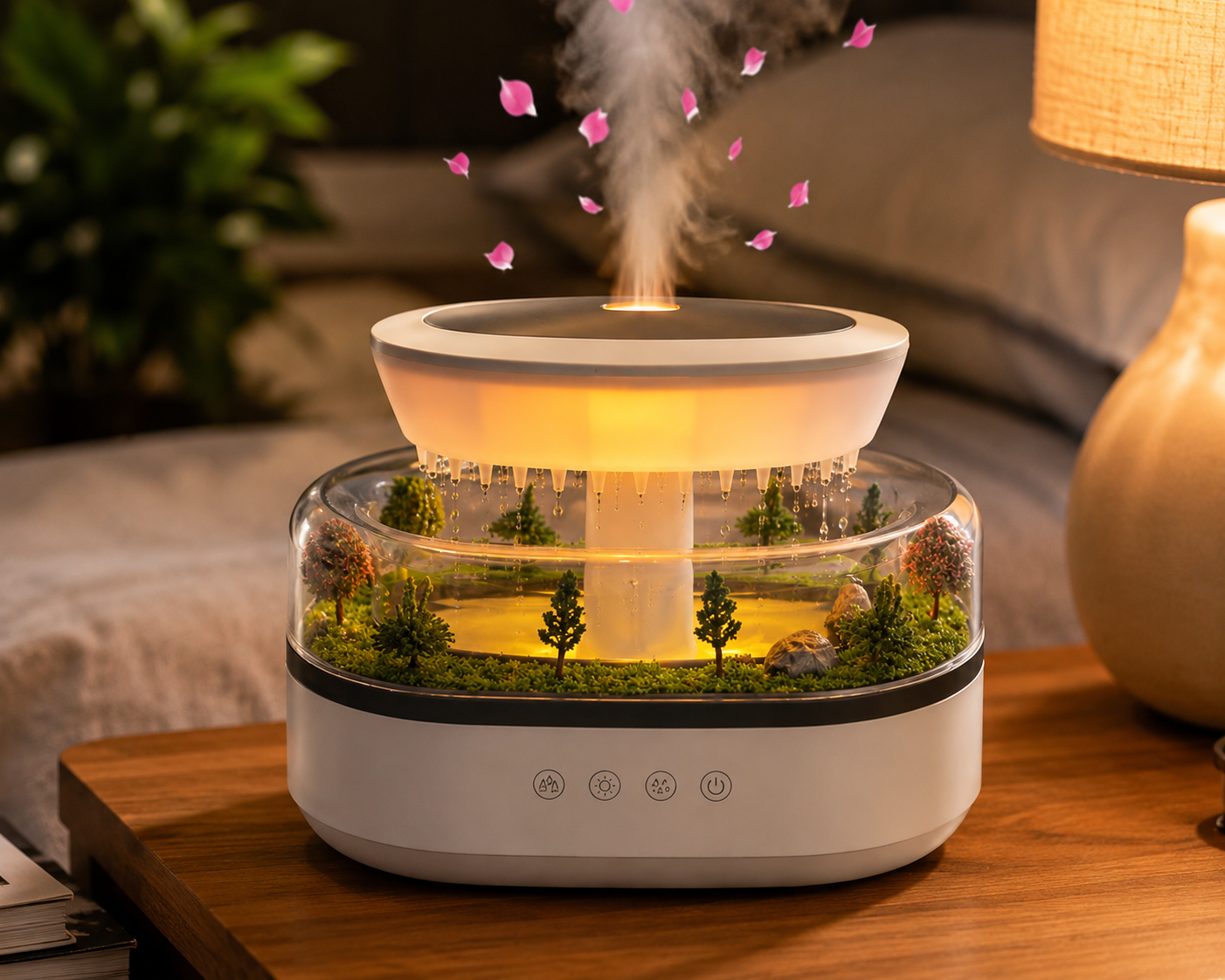🥇Humidificador Efecto Lluvia | Ambiente Relax 🌧️