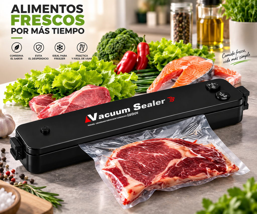 Selladora Portátil USB Premium con Pantalla Digital