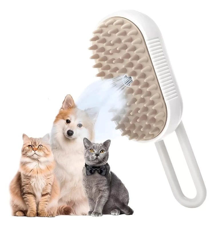 CEPILLO VAPOR ANTI PELOS PARA PERROS Y GATOS