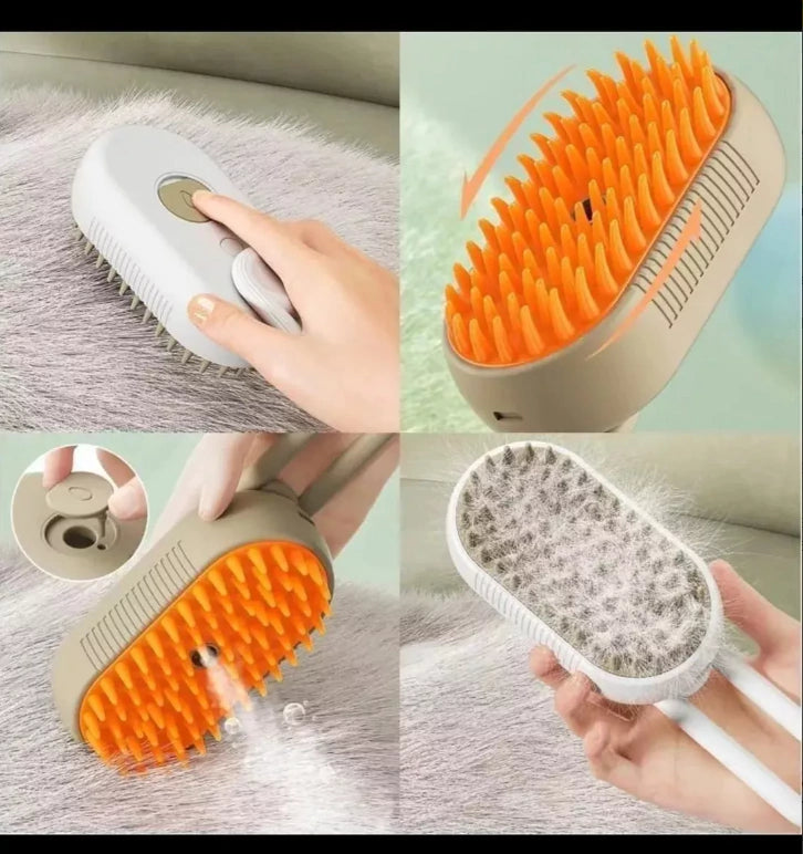 CEPILLO VAPOR ANTI PELOS PARA PERROS Y GATOS