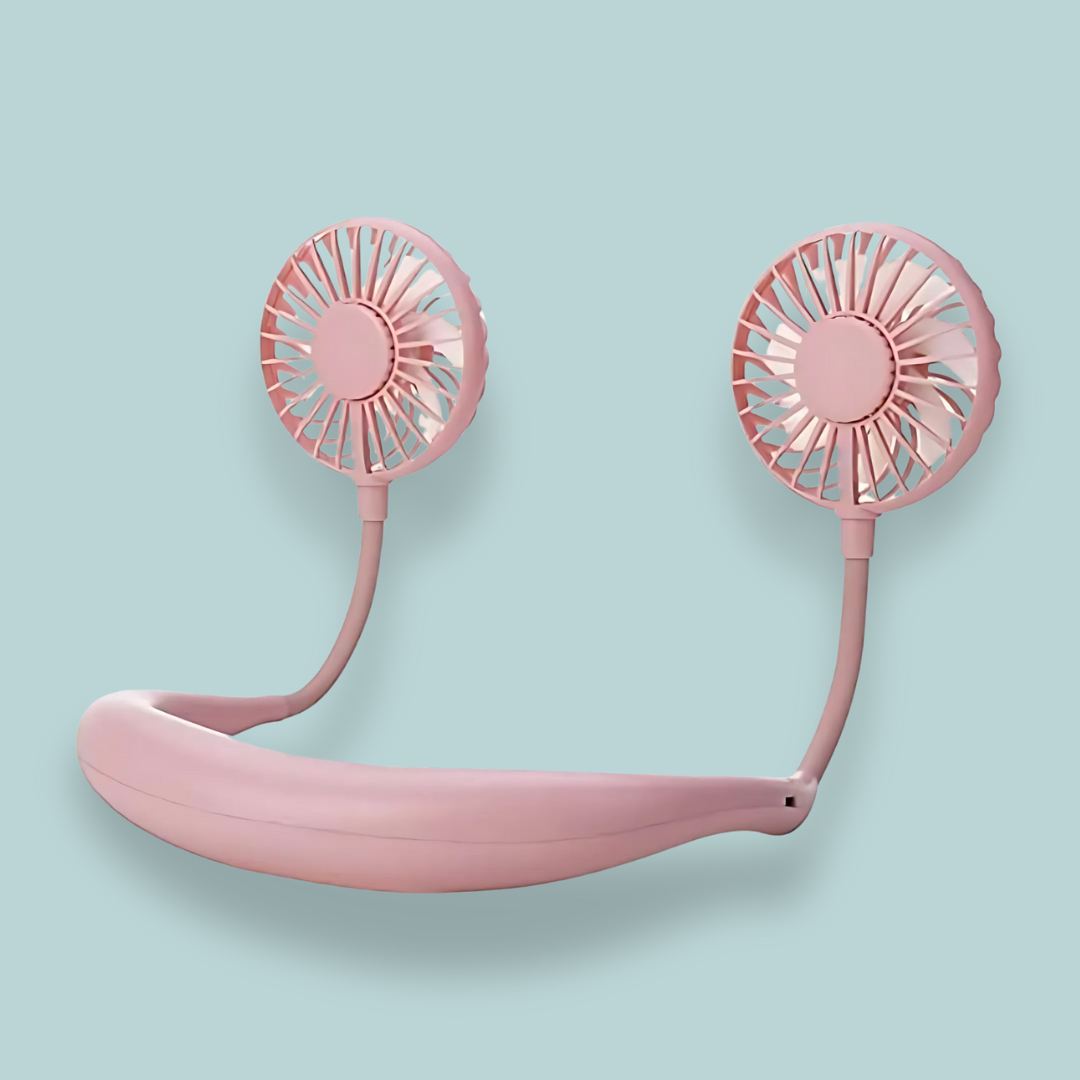 Ventilador de cuello · Manos libres