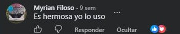 Myrian Filoso: Es hermosa yo lo uso