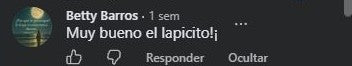 Betty Barros: Muy bueno el lapicito!¡